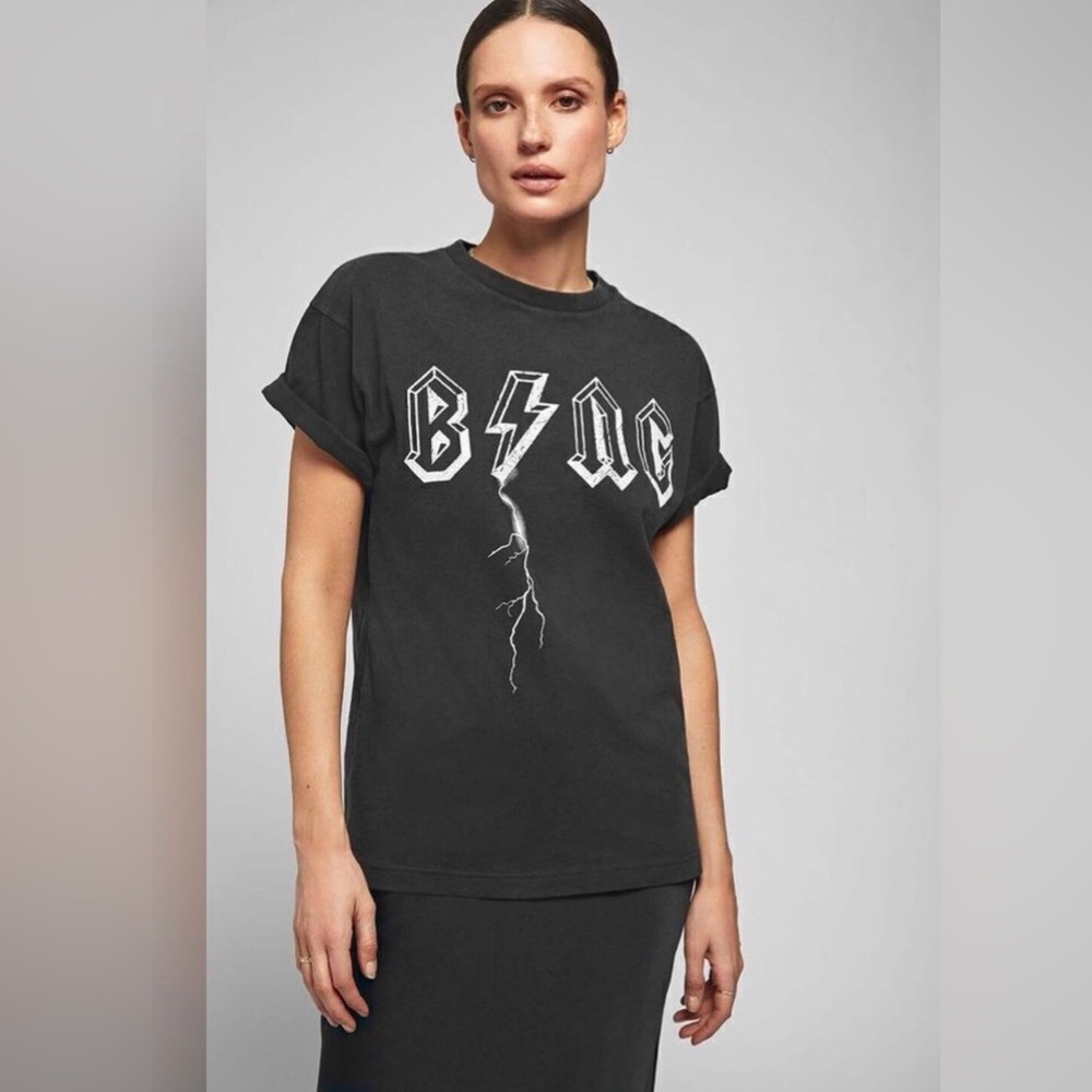 Anine Bing Lightning Bolt Tee Size S